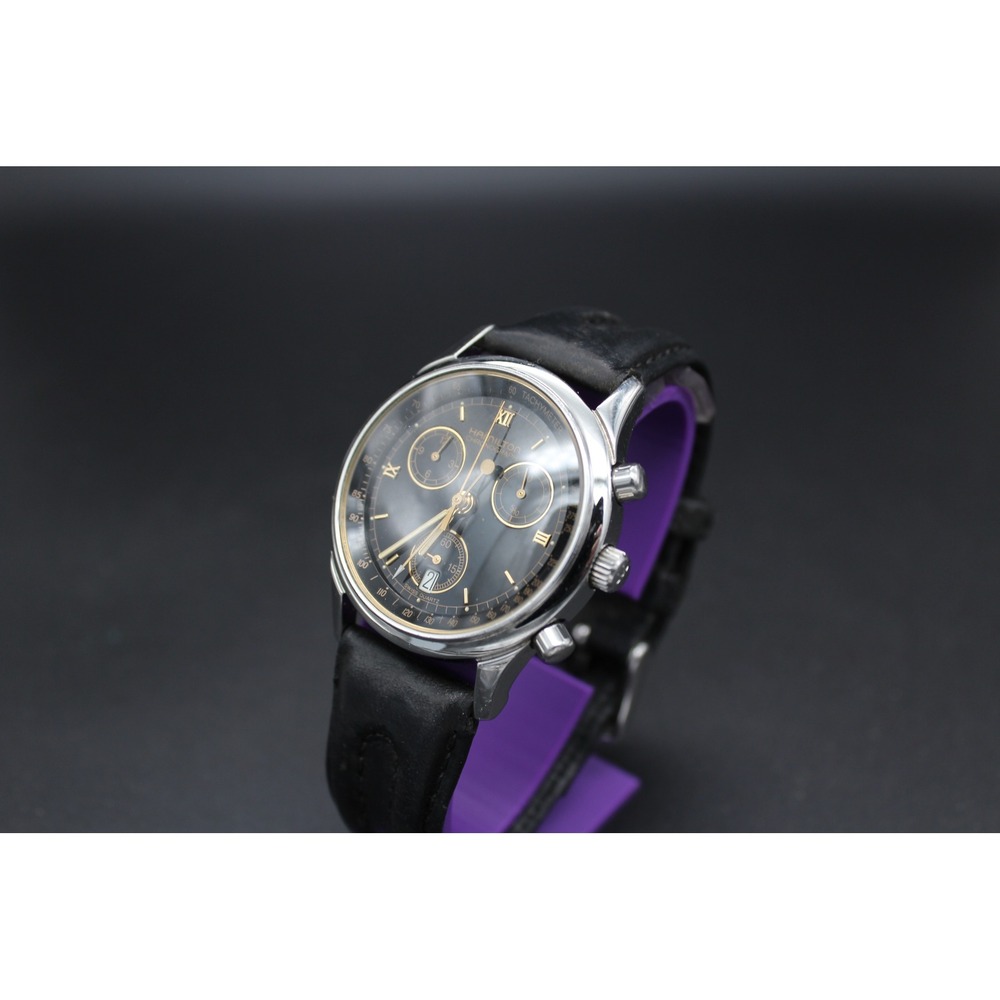 Hamilton 9704A Chronograph 38mm Swiss ETA 251.262 Black Dial Watch